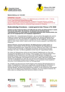 thumbnail of Medienmitteilung_Preisverleihung_FdO20